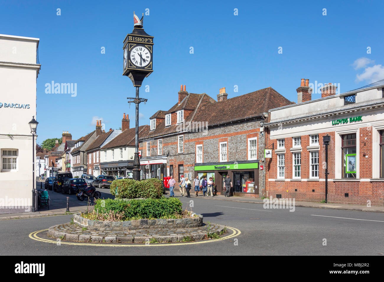 St George's Square, Bishop's Waltham, Hampshire, England, United Kingdom Stock Photo