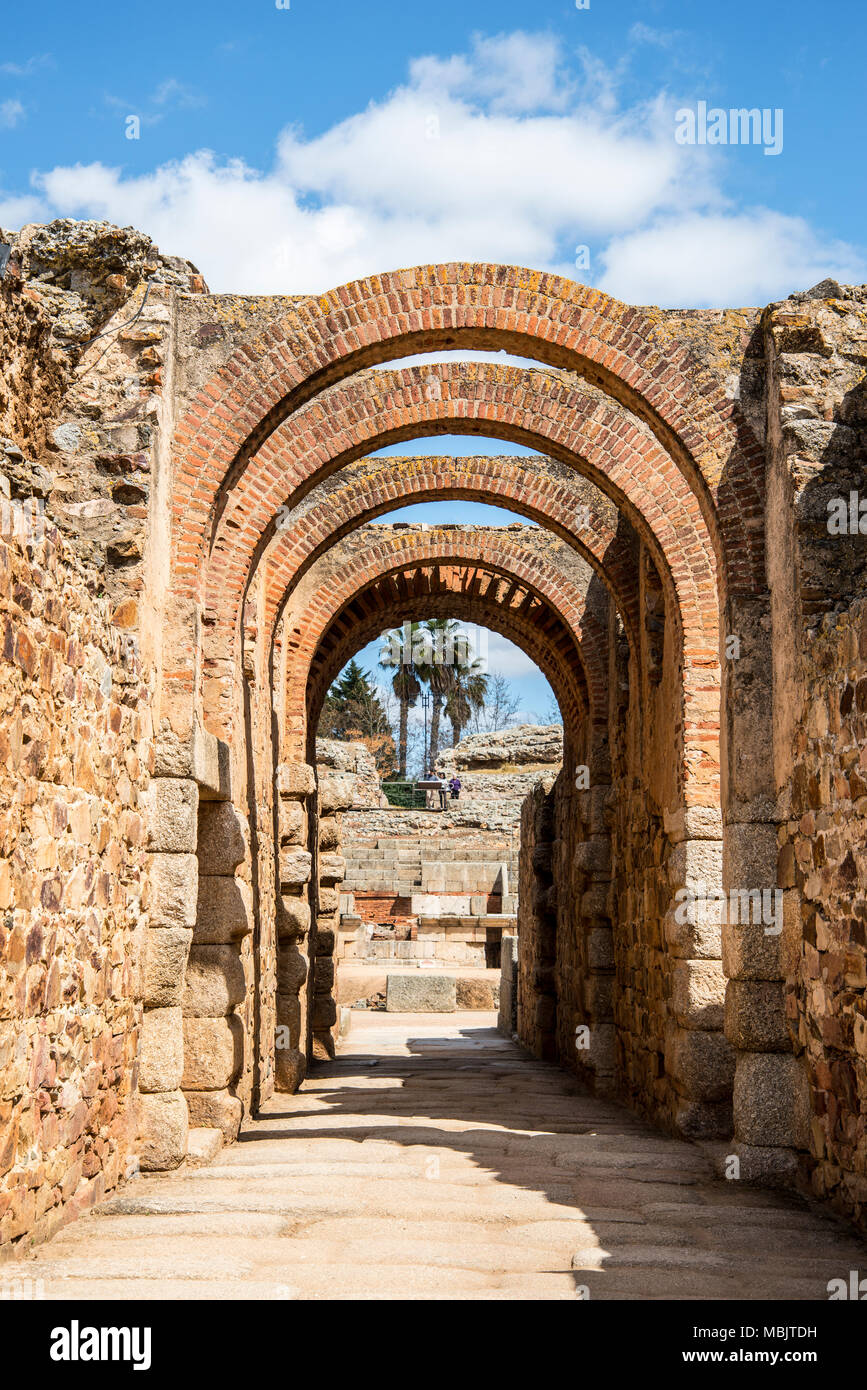 Merida ancient roman amphitheatre hi-res stock photography and images ...