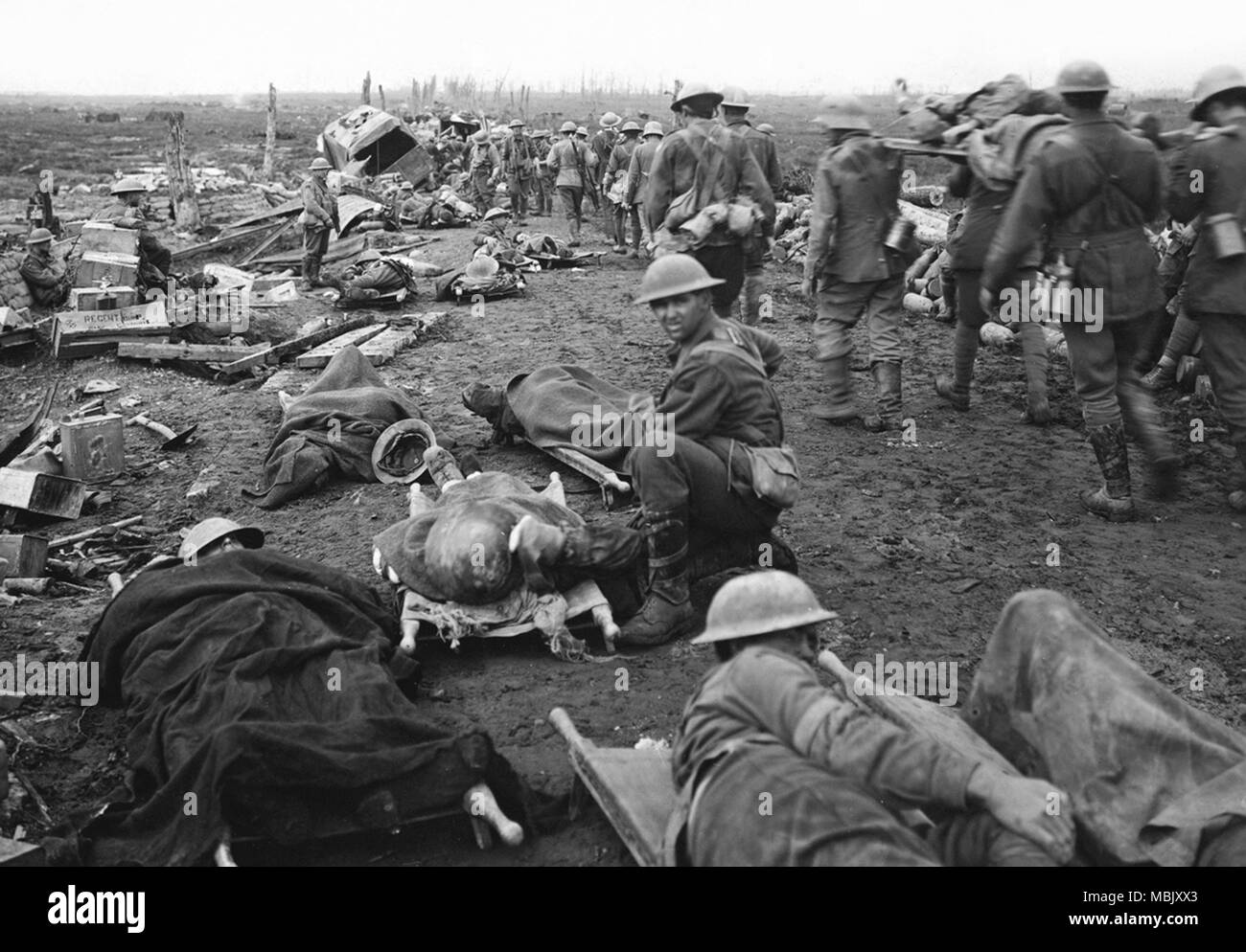 Result of Ypres Stock Photo