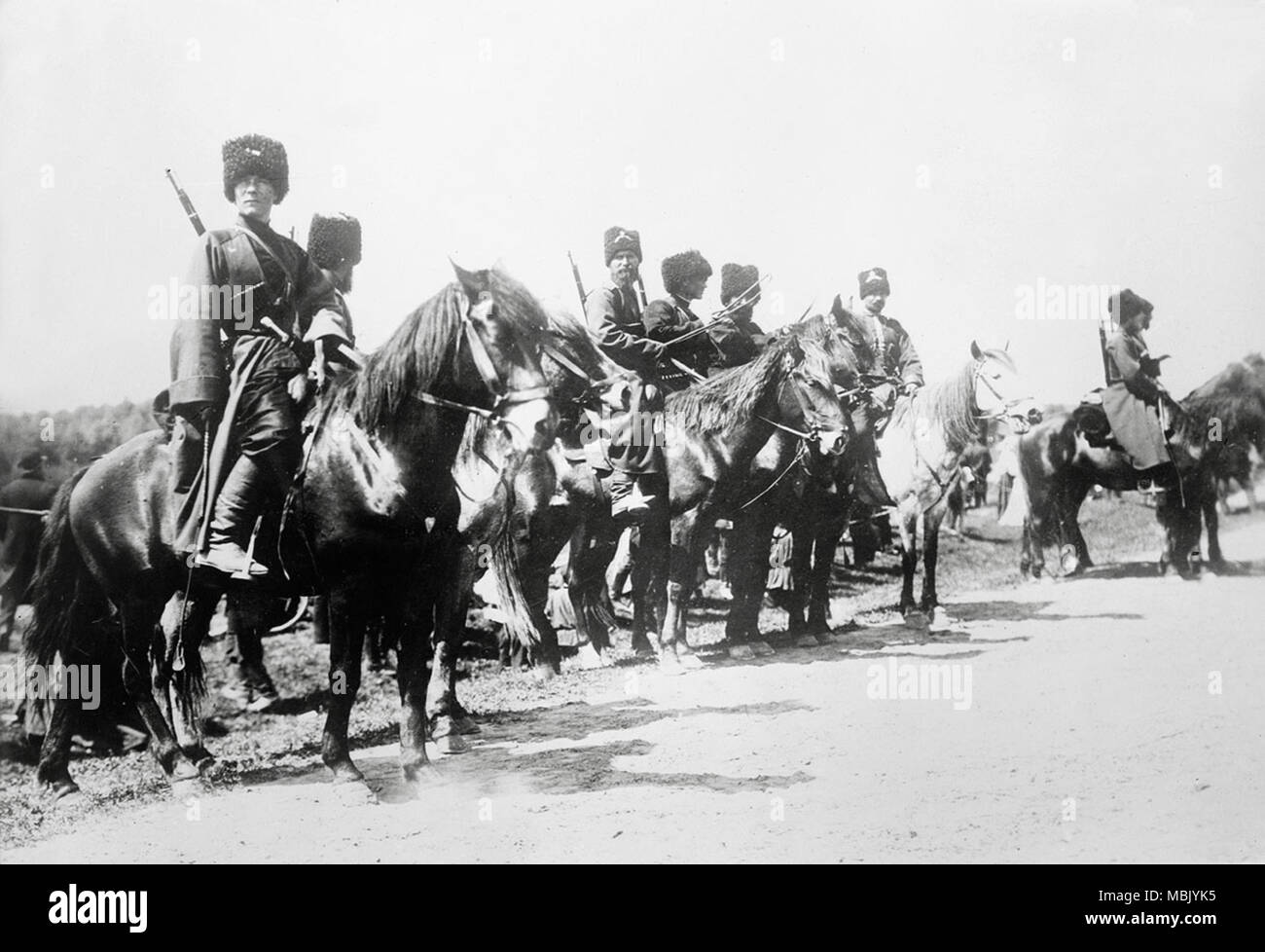 Cossack Cavalry Stock Photo