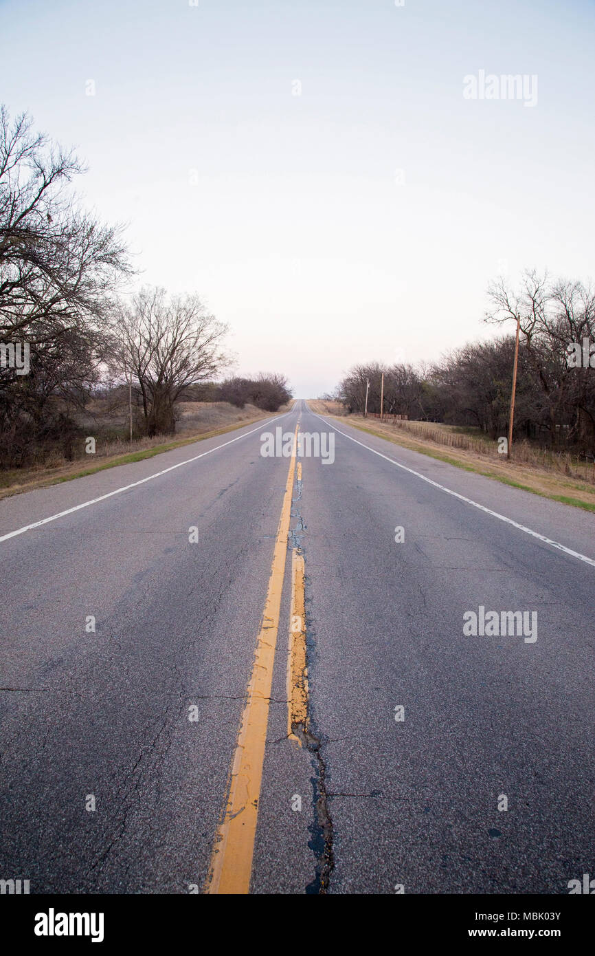 The Wide Open Road A highway in the country Stock Photo Alamy