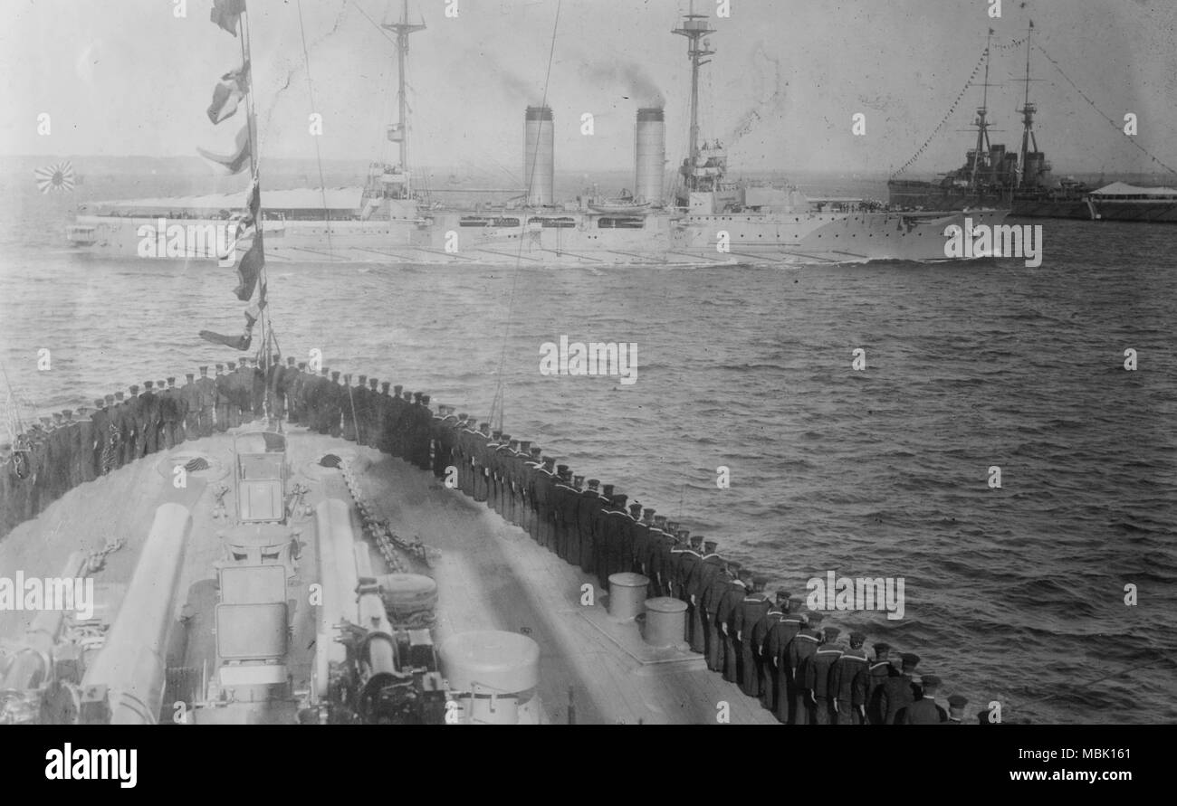 Rising Sun Battleship Stock Photo - Alamy