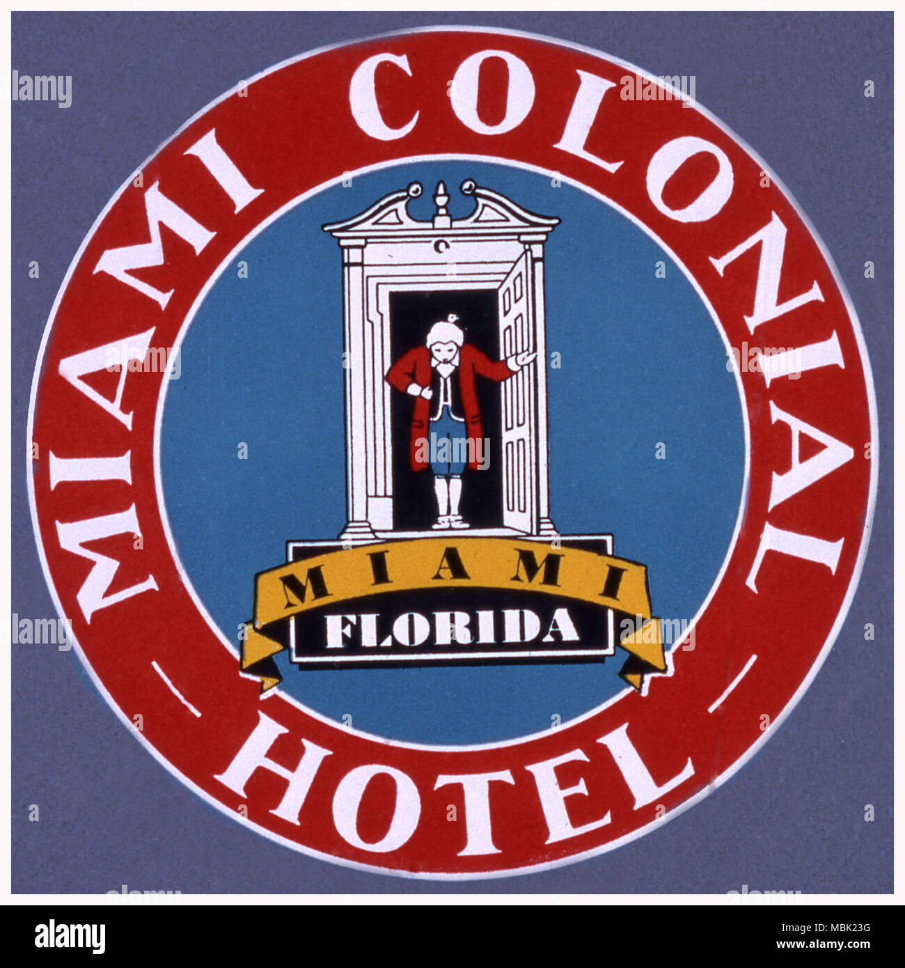 Miami Colonial Stock Photo