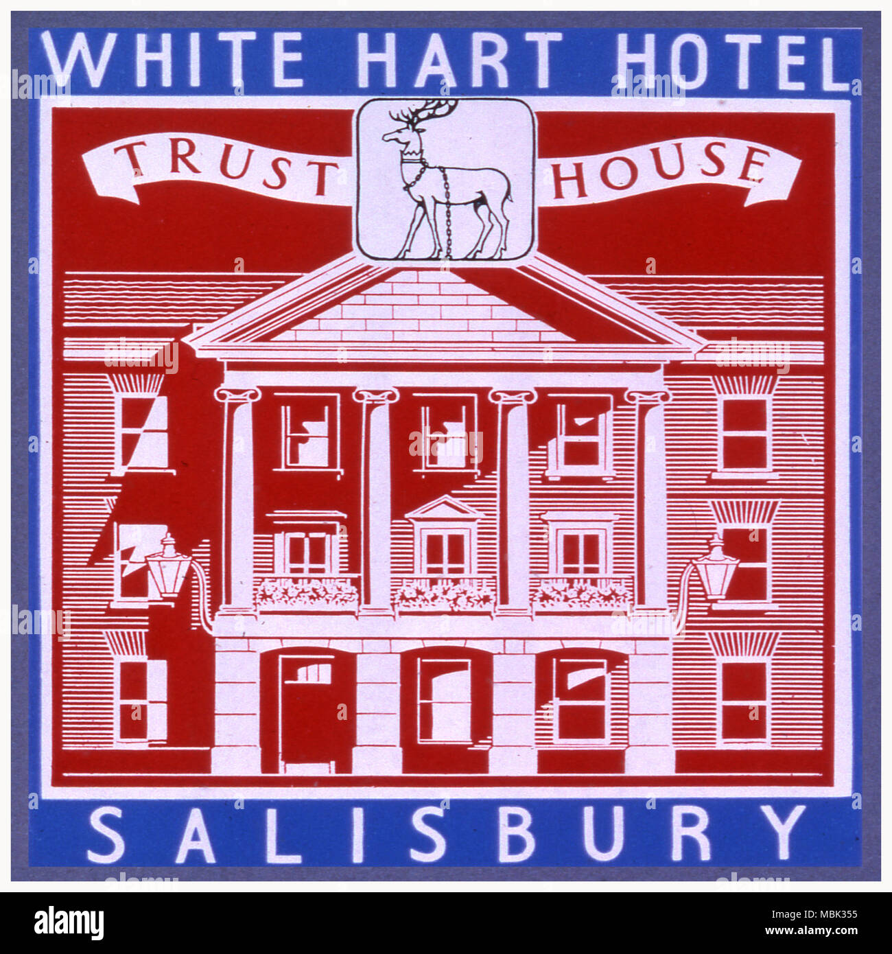White Hart Hotel Stock Photo