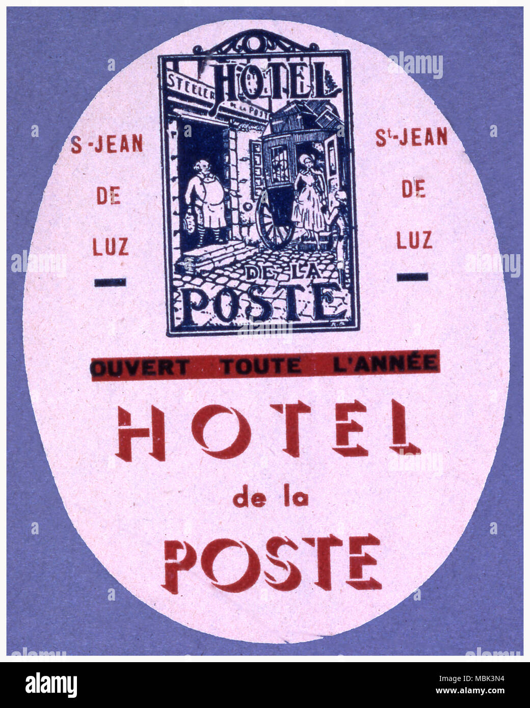 Hotel de al Poste Stock Photo