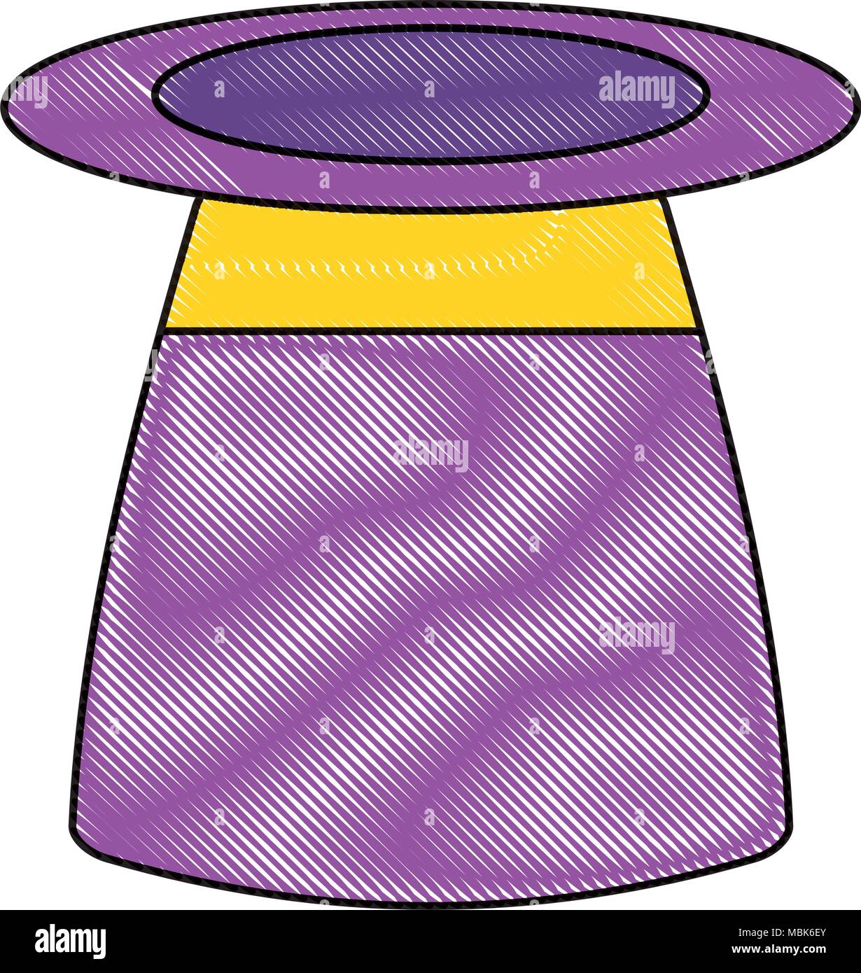 magic hat icon over white background, colorful design. vector ...