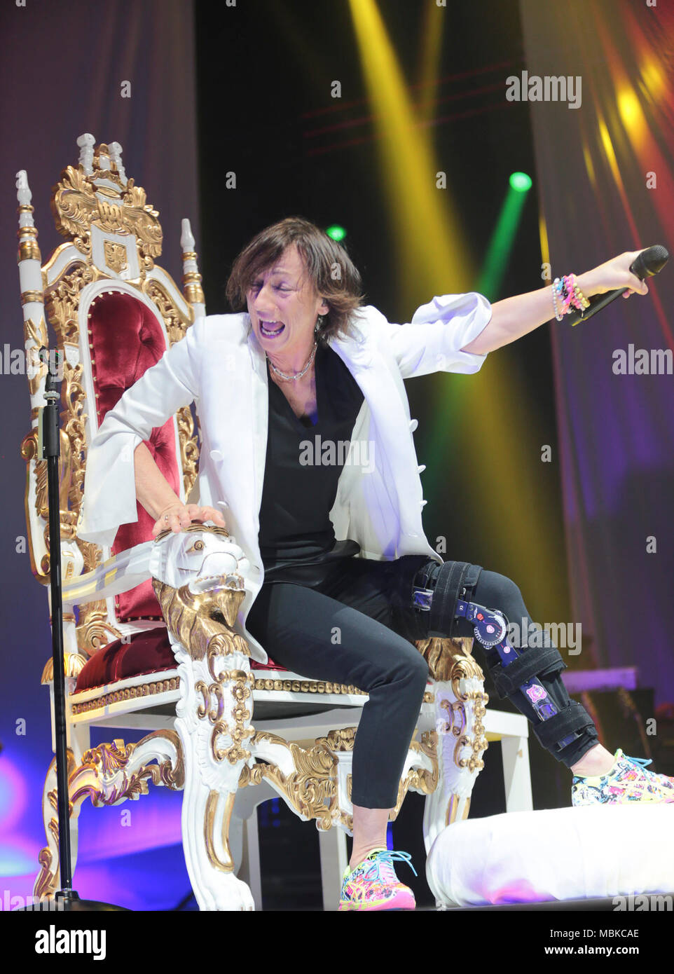 Italy. 10th Apr, 2018. Gianna Nannini on Tour with "Fenomenale" at the ...