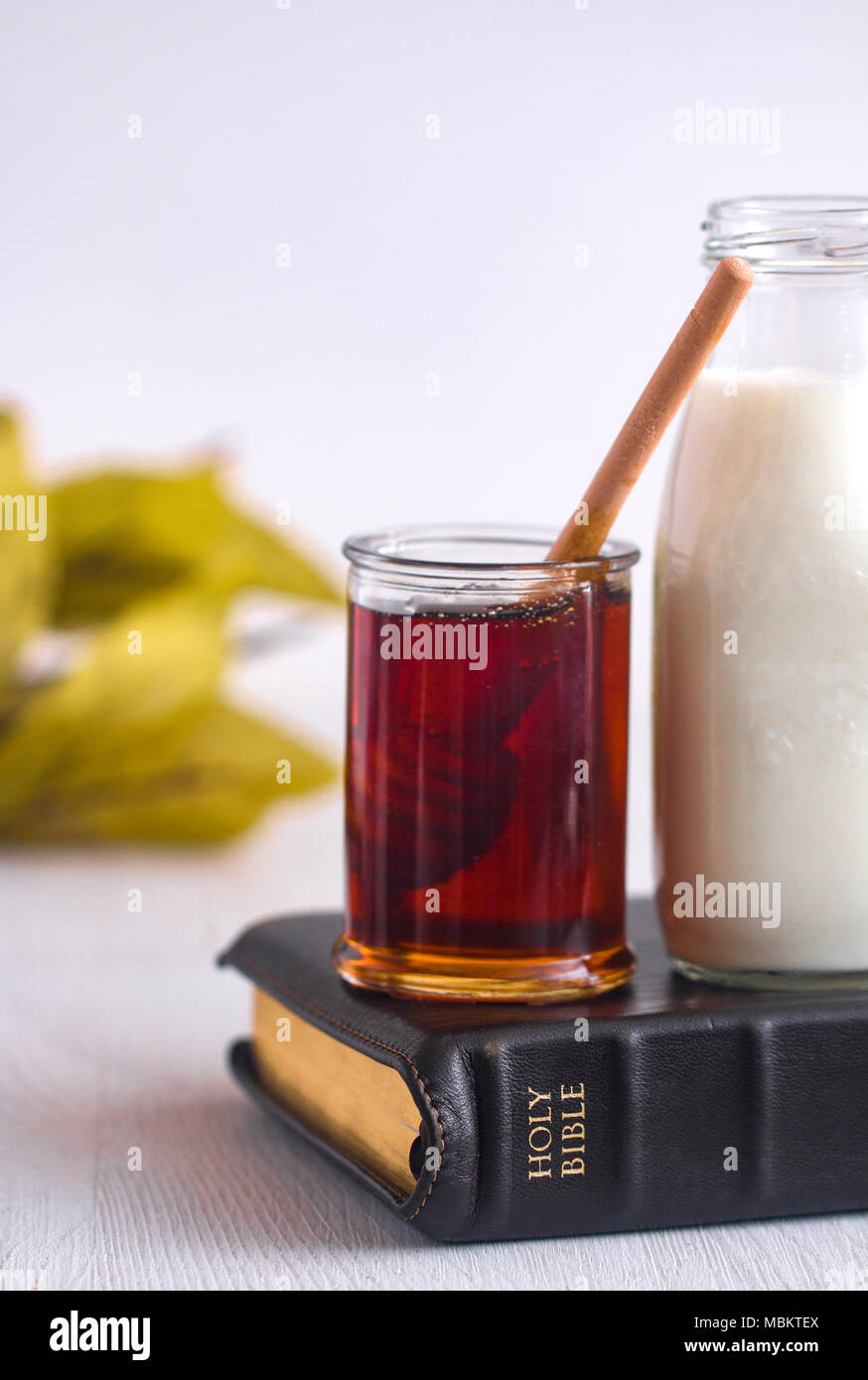 The land of Israel was flowing with milk and honey. It was God's way of
