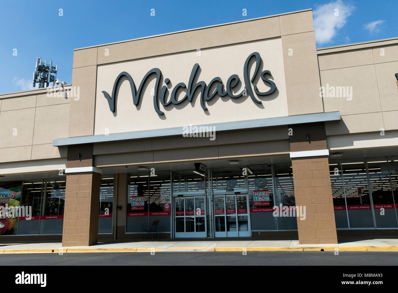 Michael's Arts and Crafts Store, NYC Stock Photo - Alamy