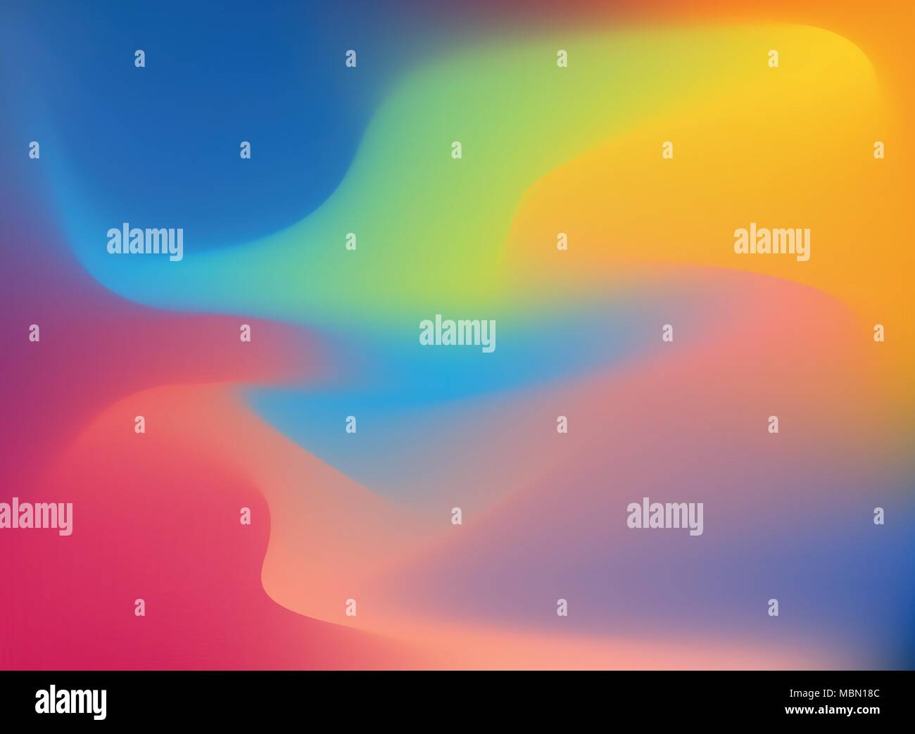 Abstract 3D wave colorful dynamic effect background. Template modern design pattern. Vector illustration Stock Vector