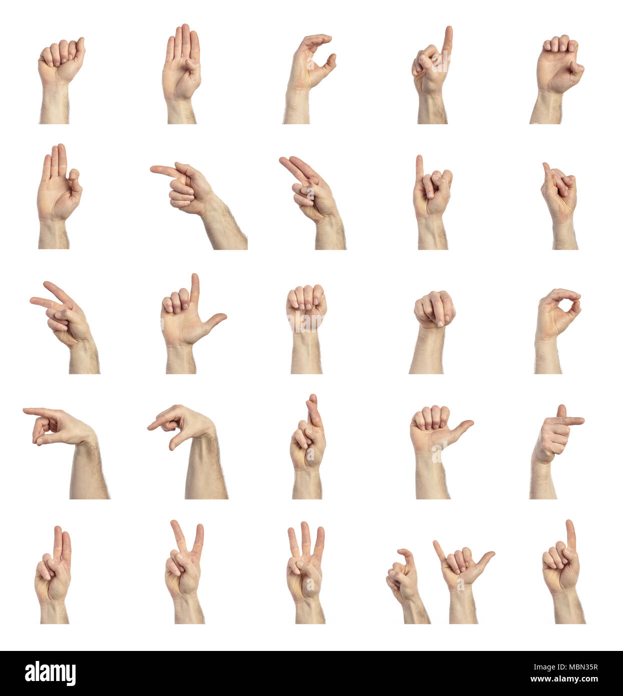 Finger sign number one Cut Out Stock Images & Pictures - Alamy