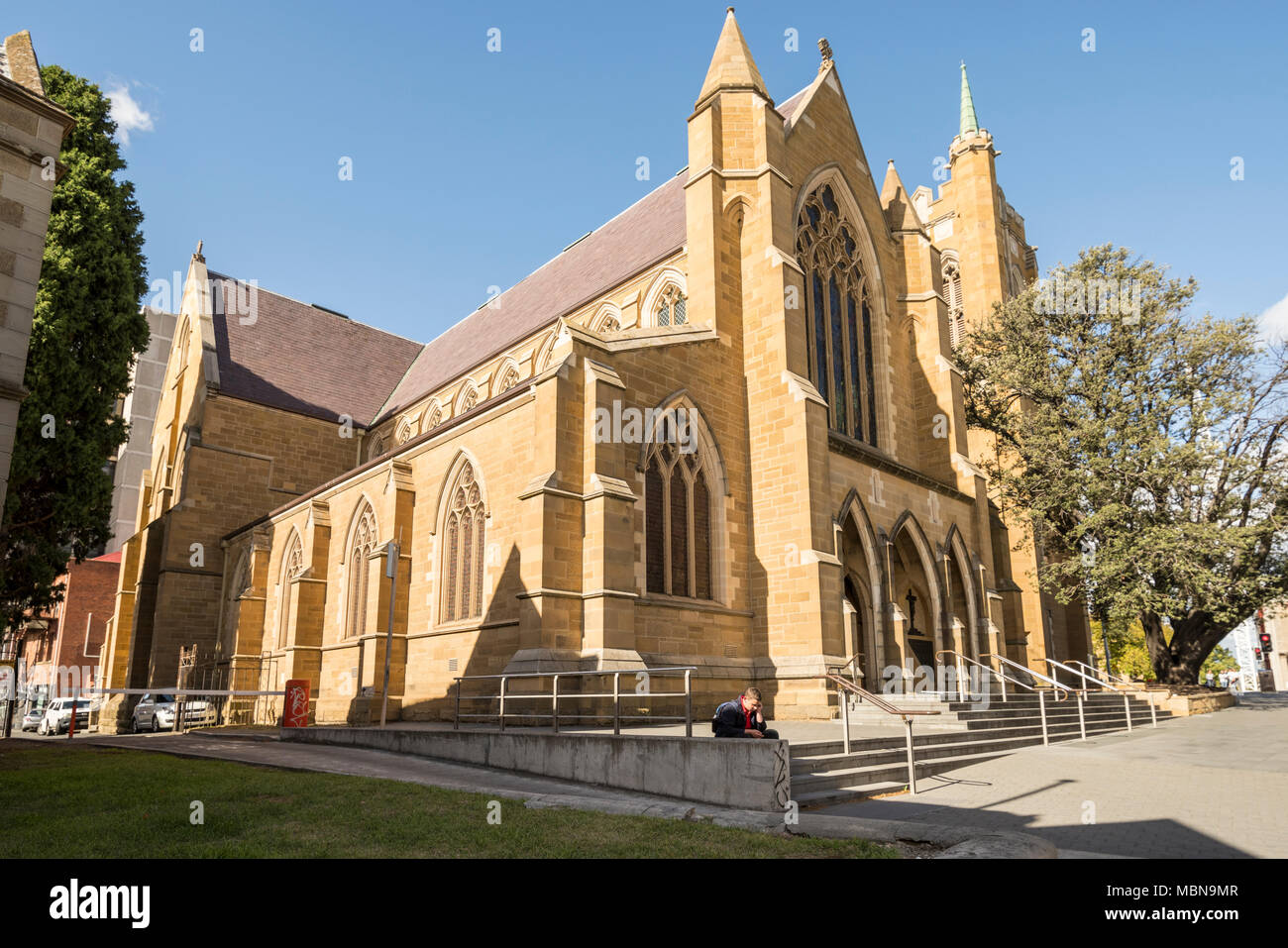 St David's Anglican Cathedral, Murray Street, Hobart, Tasmania, Australia Stock Photo