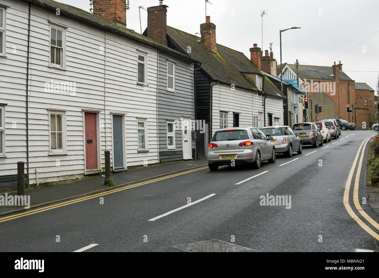 Billericay, Essex, England, April 2018, A view of Norsey Road