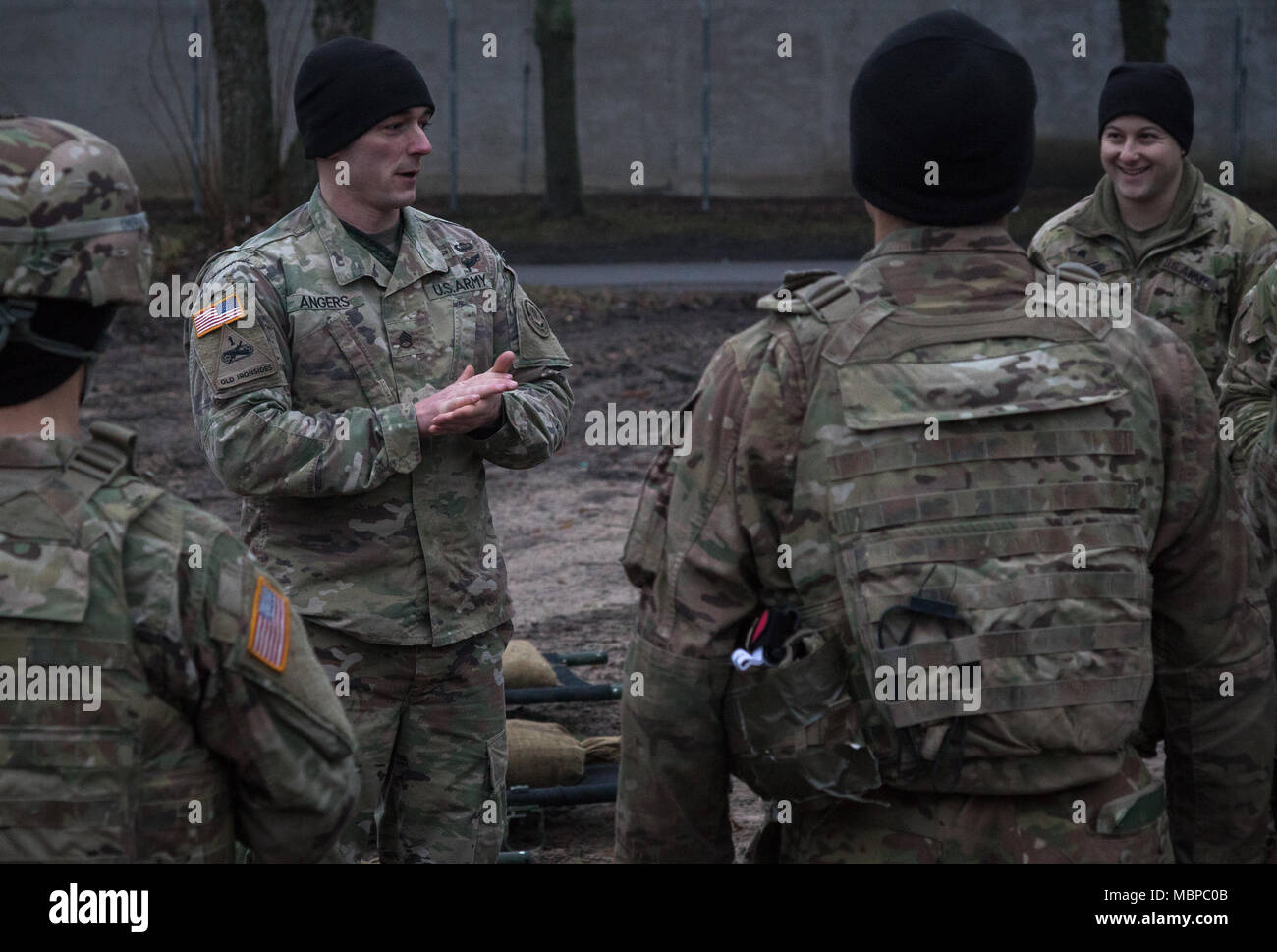 Staff Sgt. Cameron Angers, The Sniper Section Leader Assigned To 