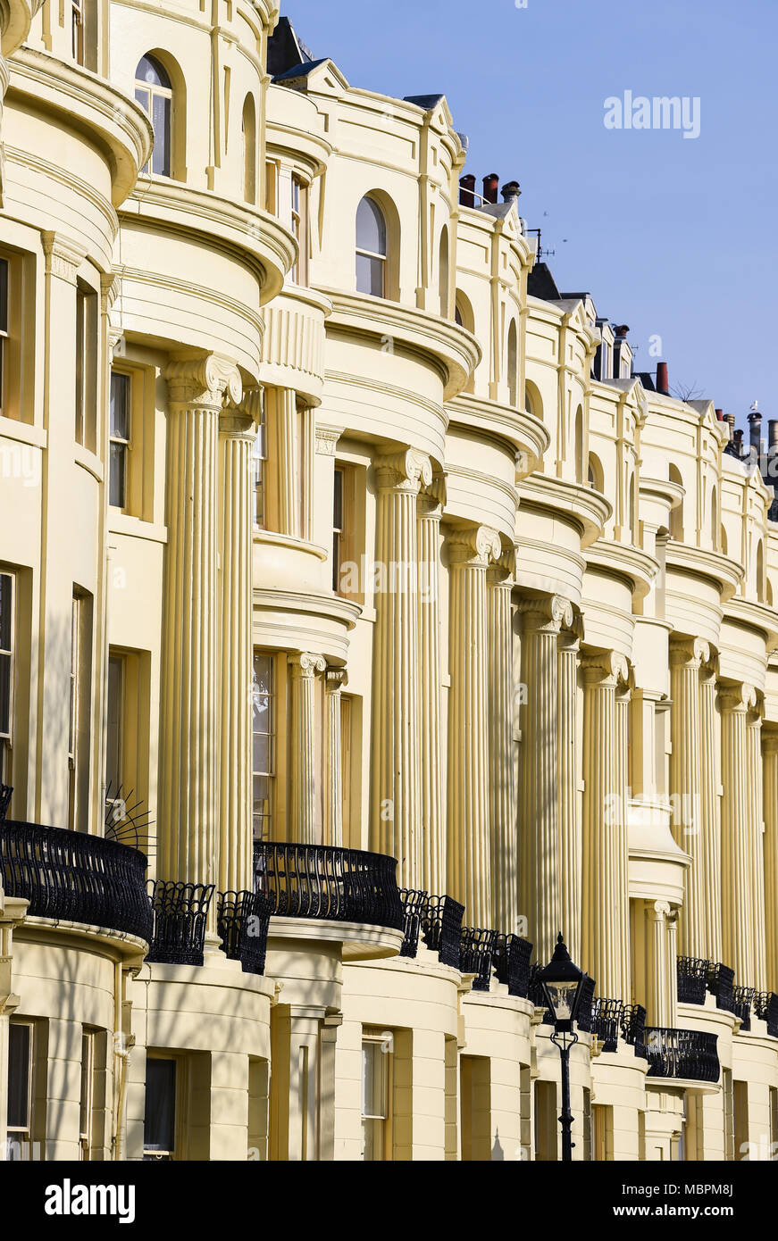 Brunswick Square in Hove in the city of Brighton and Hove UK best known for the Regency