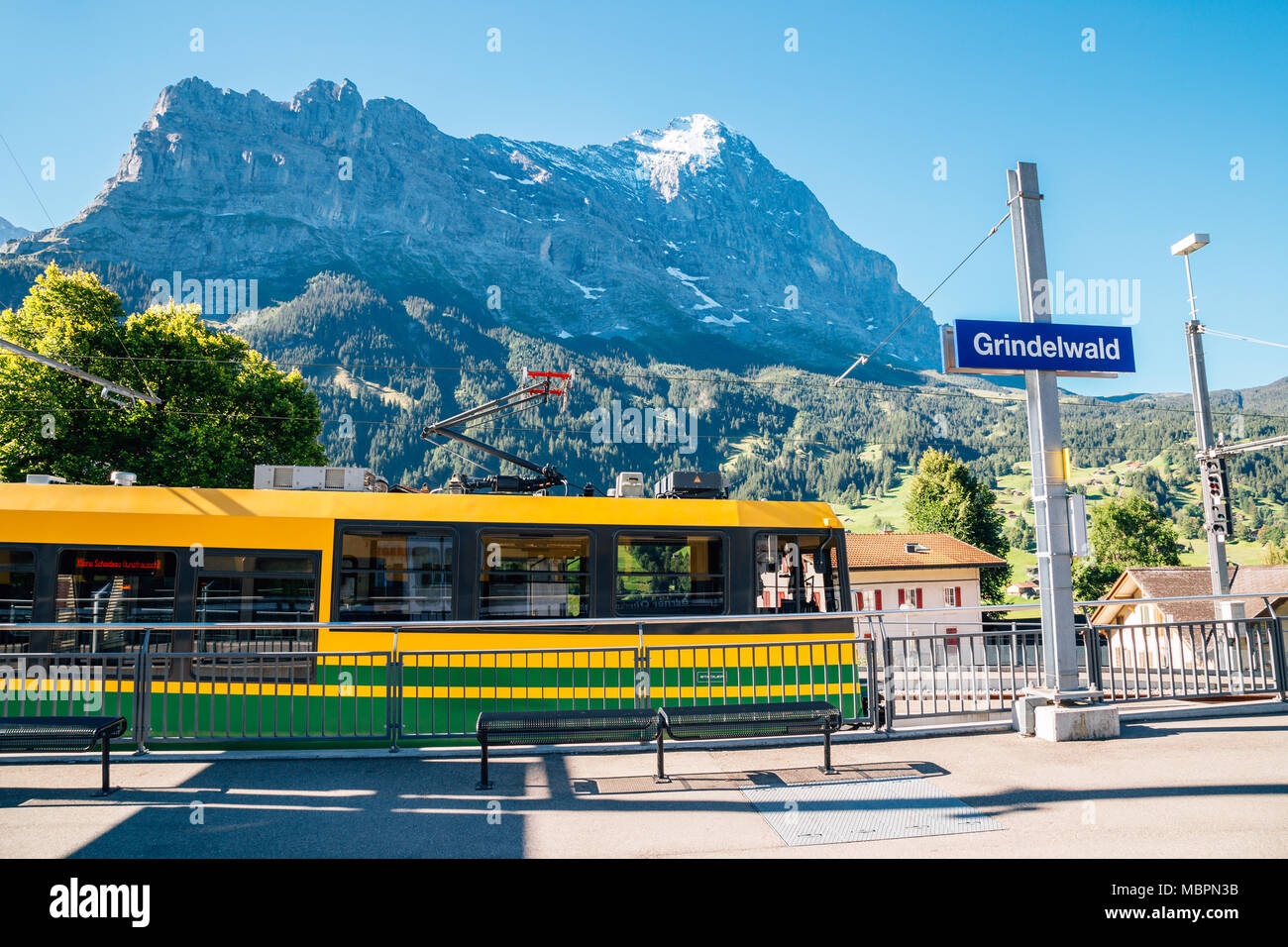 Grindelwald railway station hires stock photography and images Alamy