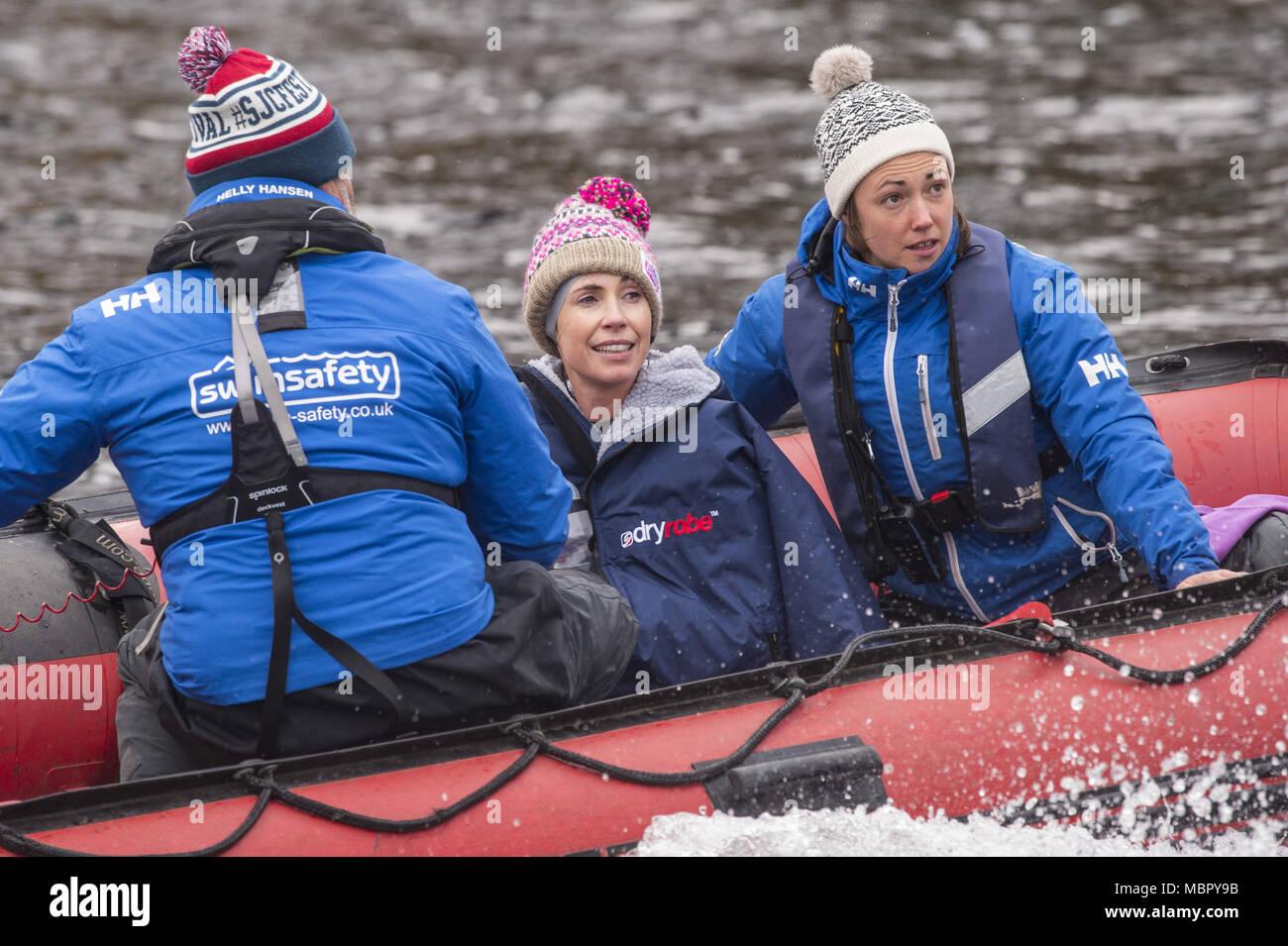 Alex Jones swims in Loch Ness for Sport Relief 2018. The One Show ...
