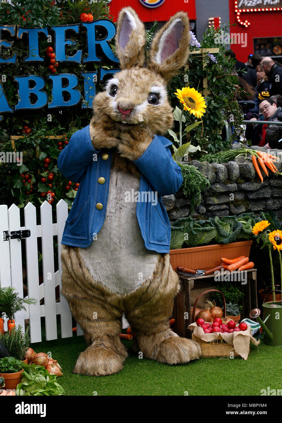 The UK Gala Premiere of 'Peter Rabbit' held at the Vue West End ...