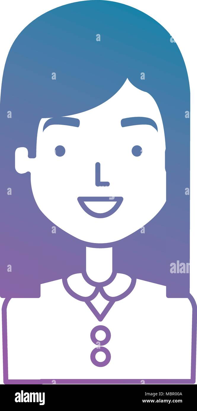 happy little girl character Stock Vector Image & Art - Alamy
