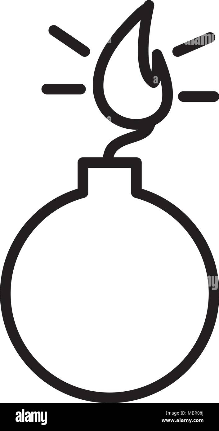 boom explosive isolated icon Stock Vector Image & Art - Alamy
