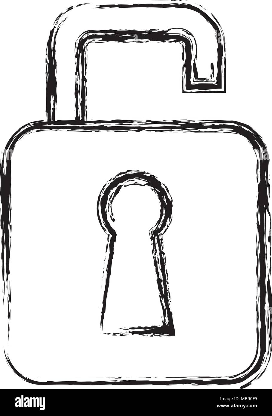 safe secure padlock icon Stock Vector Image & Art - Alamy