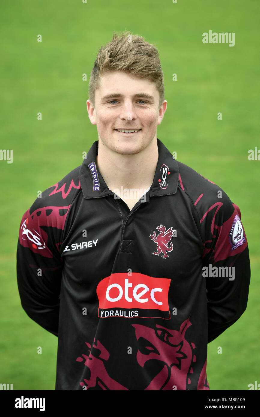 Somerset Captain Tom Abell in the One Day Cup kit during the media day at  the County Ground, Taunton. PRESS ASSOCIATION Photo. Picture date:  Wednesday April 11, 2018. See PA story CRICKET