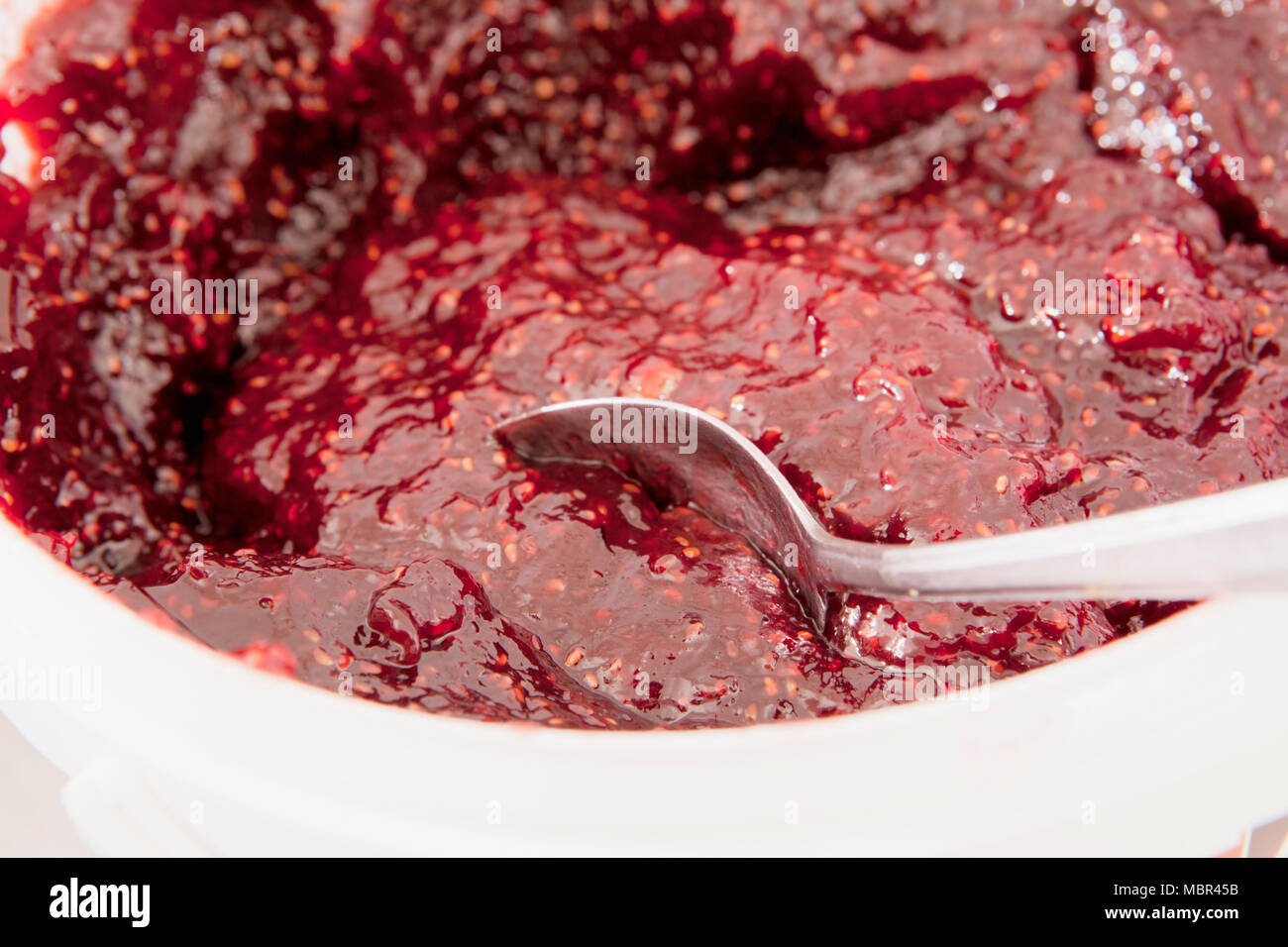 Raspberry Jam Pan Ebay Bowl of Raspberry Jam with Spoon Stock Photo - Alamy