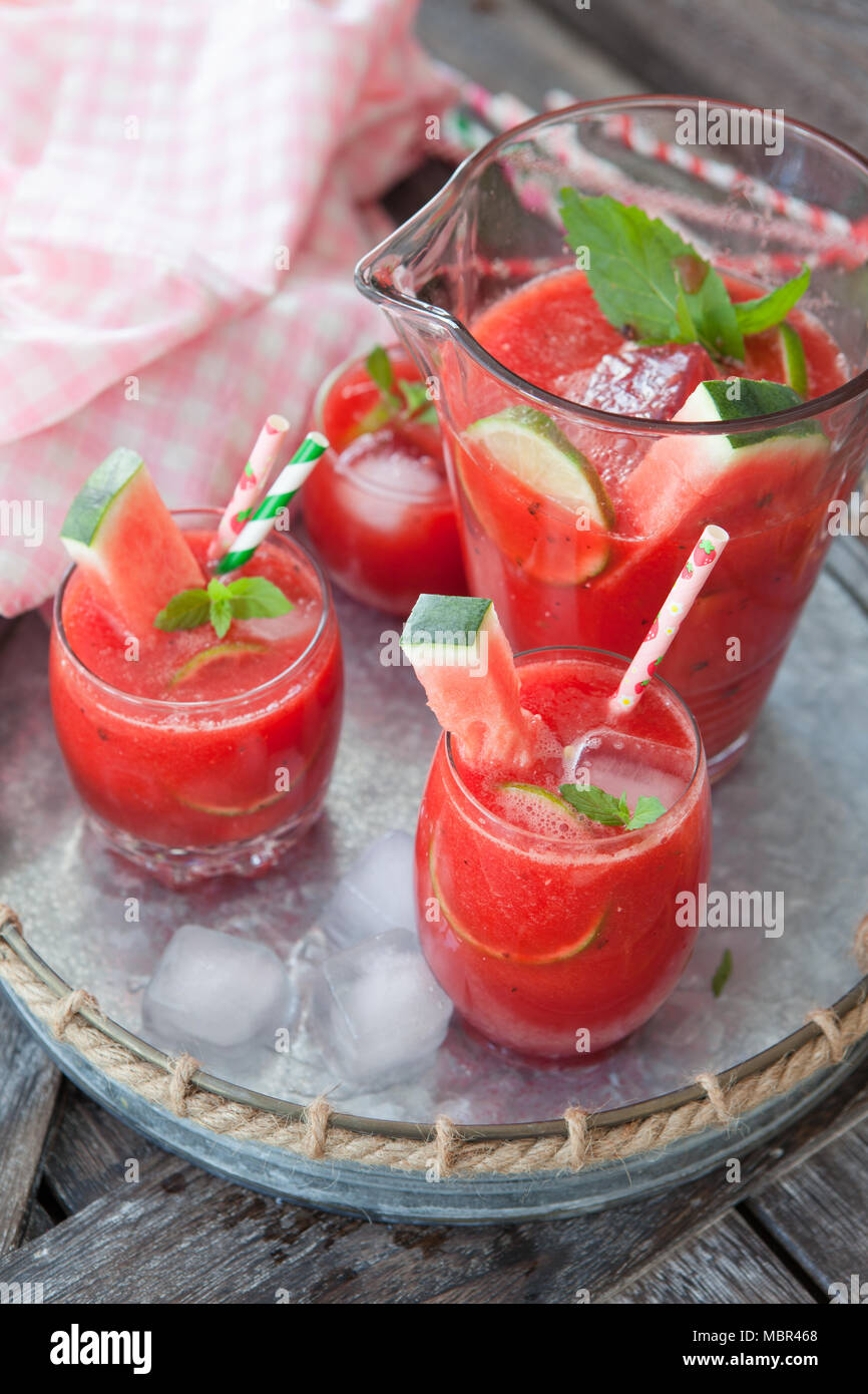 Cocktail water melon hires stock photography and images Alamy