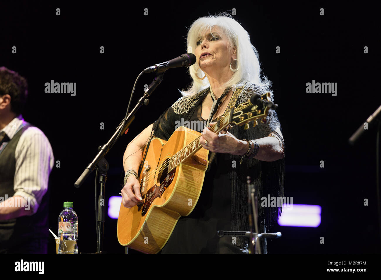 Emmylou Harris performing at 'C2C - Country to Country' at the O2 Arena in London.  Featuring: Emmylou Harris Where: London, United Kingdom When: 11 Mar 2018 Credit: Simon Reed/WENN.com Stock Photo