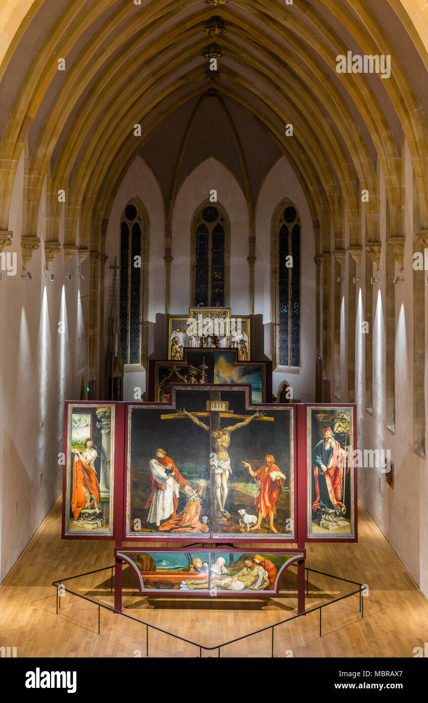 Isenheim Altar by Matthias Grünewald, Museum Unterlinden, Musée Unterlinden, Colmar, Alsace, France Stock Photo