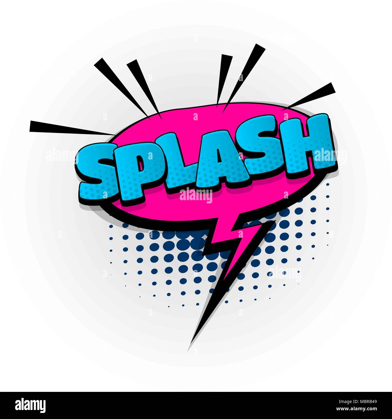Smash comic book bubble text hi-res stock photography and images - Alamy