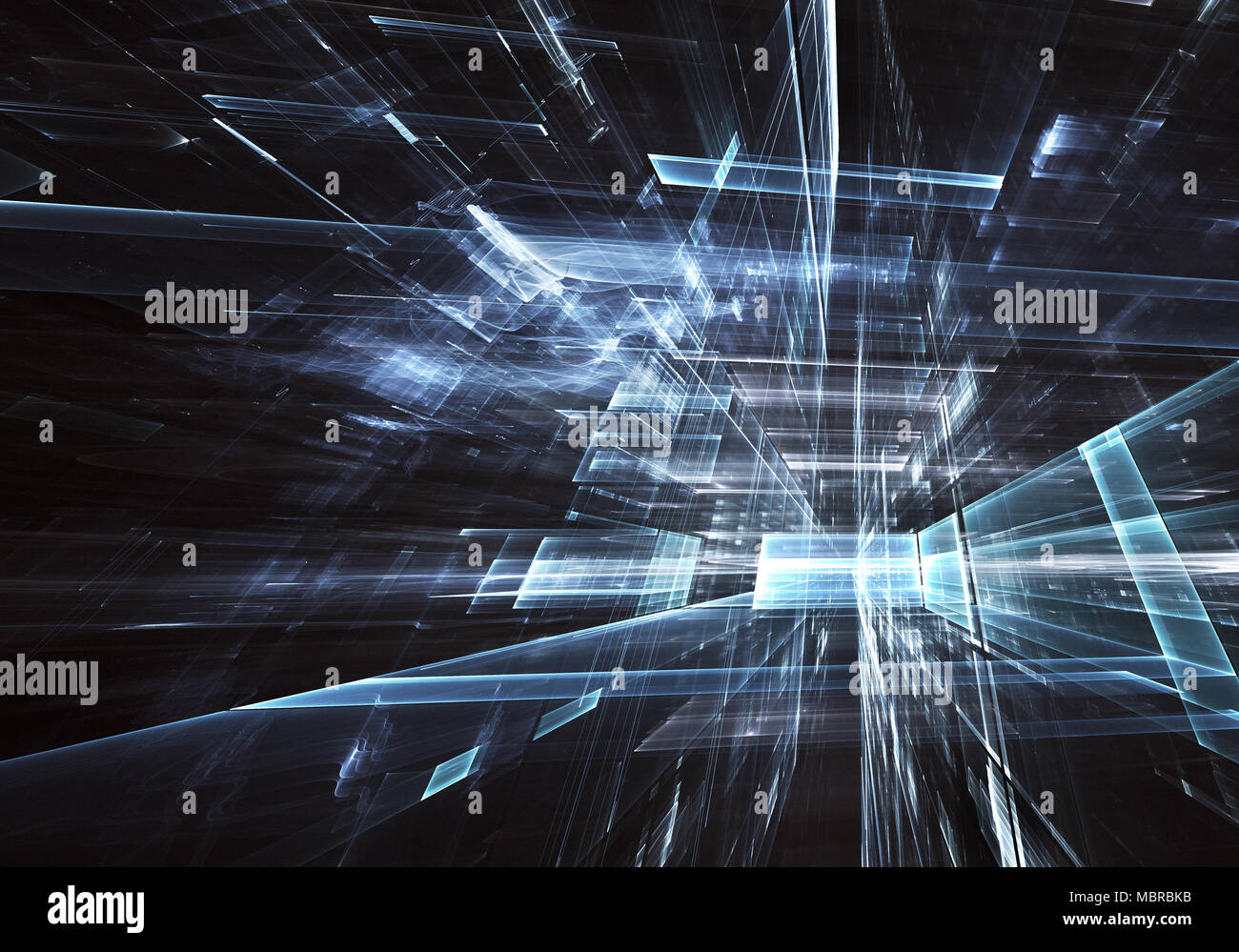 High Tech Effect Abstract future technology background - computer-generated image ...