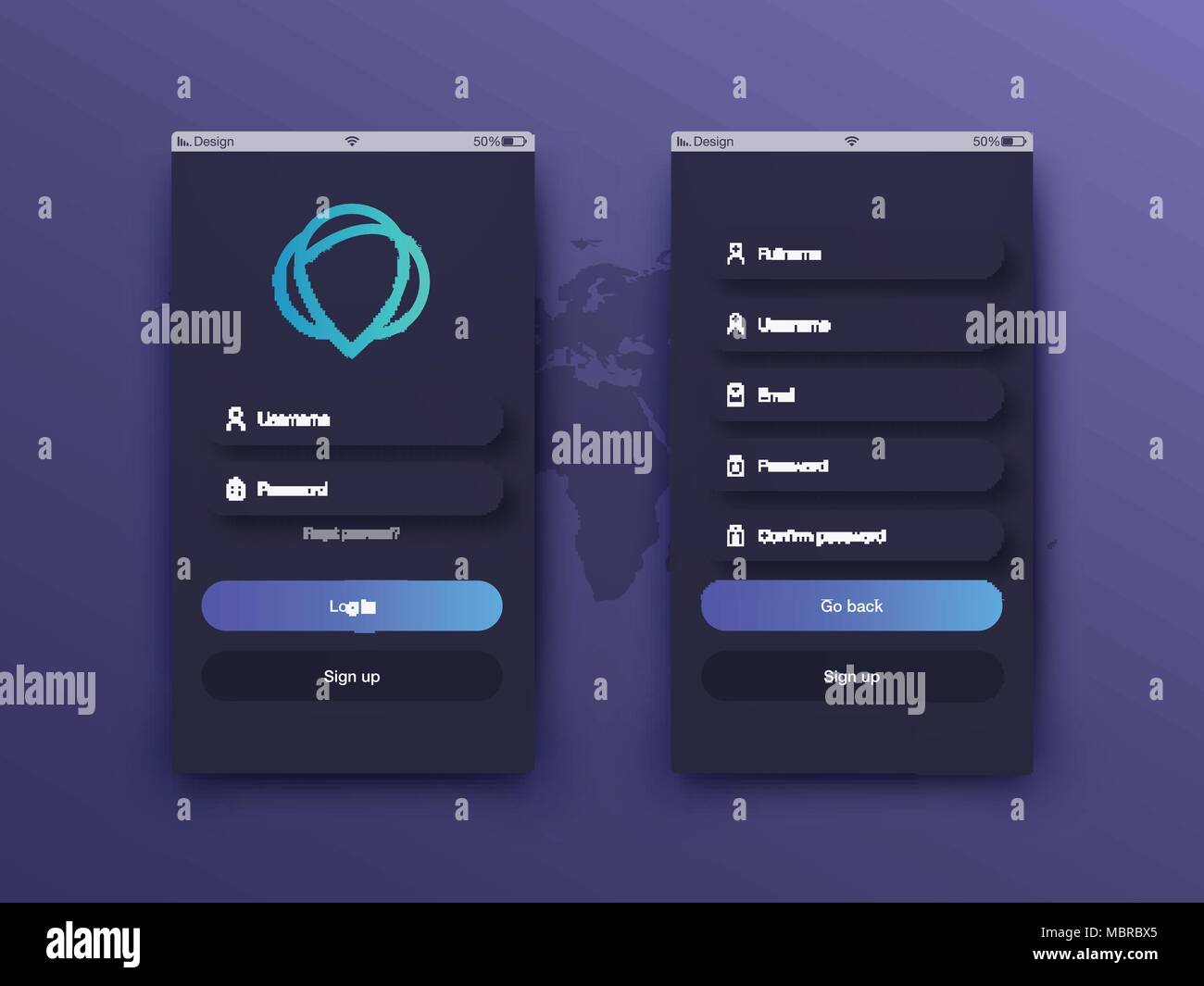 Vector Illustration of screens and web concept Stock Vector Image & Art ...