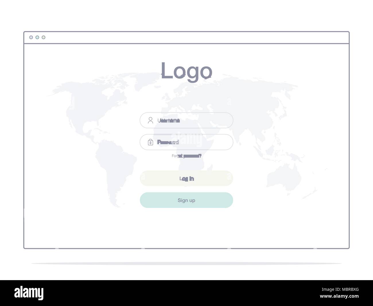 Vector Illustration of screens and web concept Stock Vector Image & Art ...