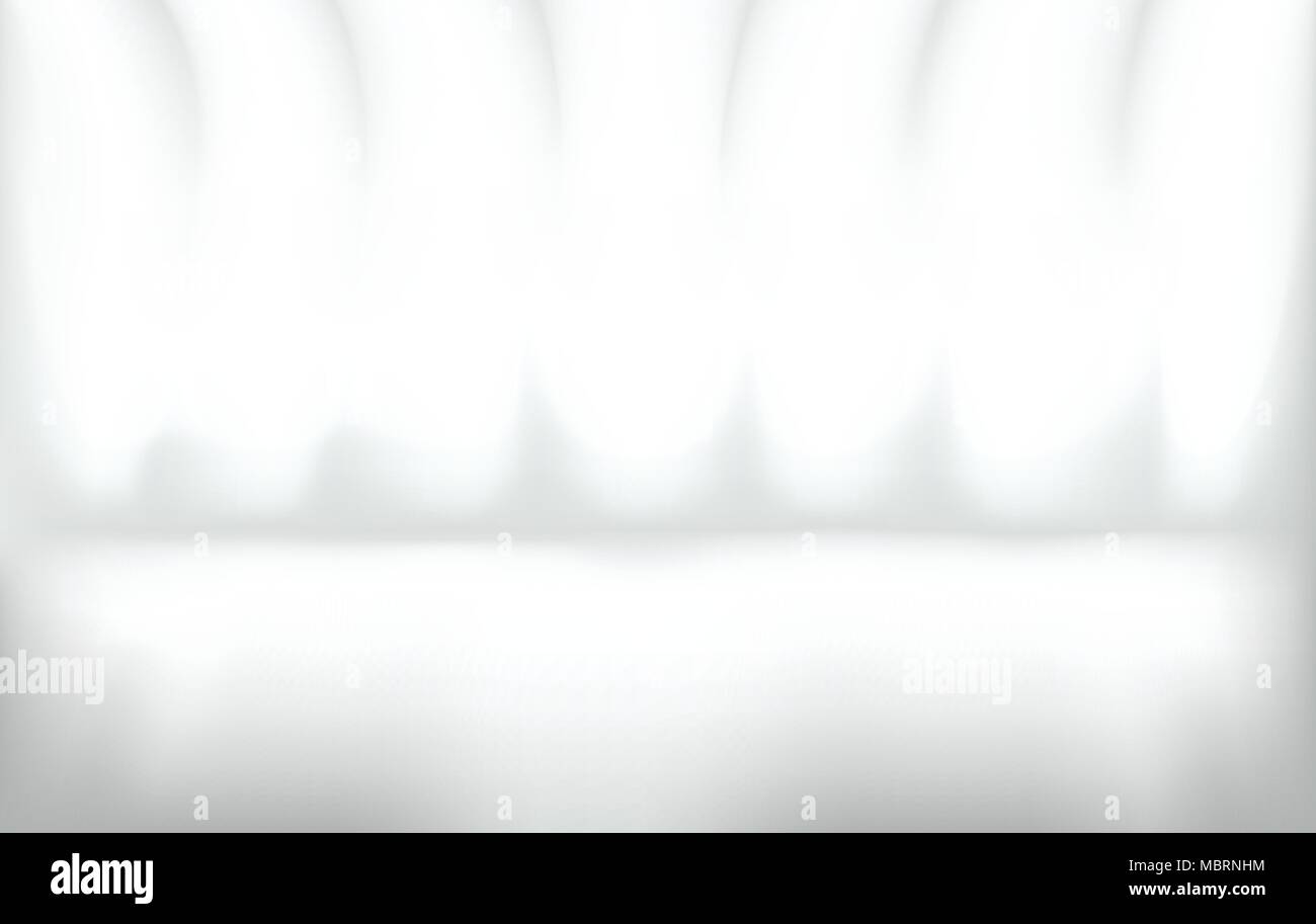 White empty studio, room with spot light from top, gradient background ...