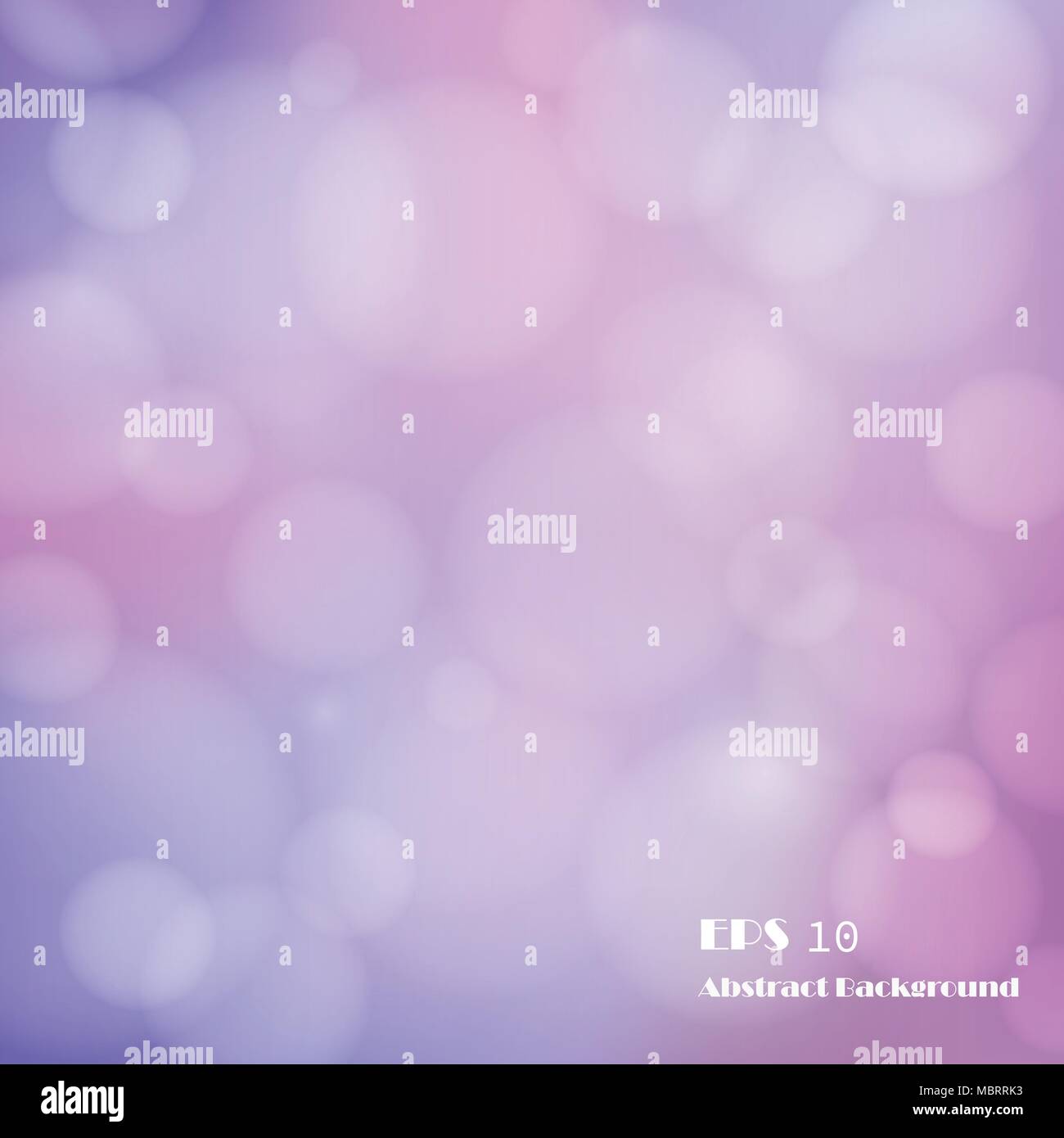 Abstract of gradient purple colorful background with circles bokeh ...