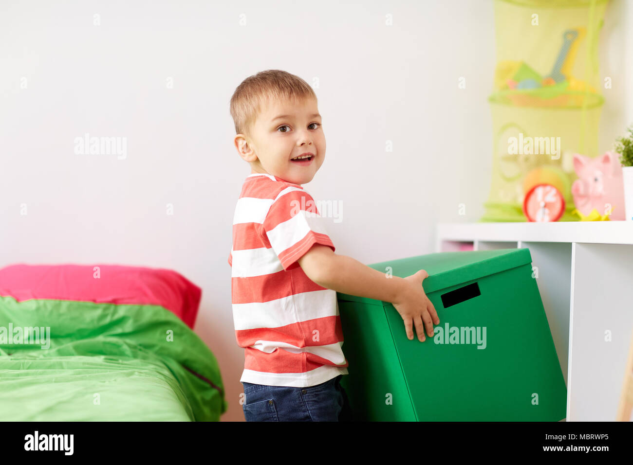 Boy box hi-res stock photography and images - Alamy