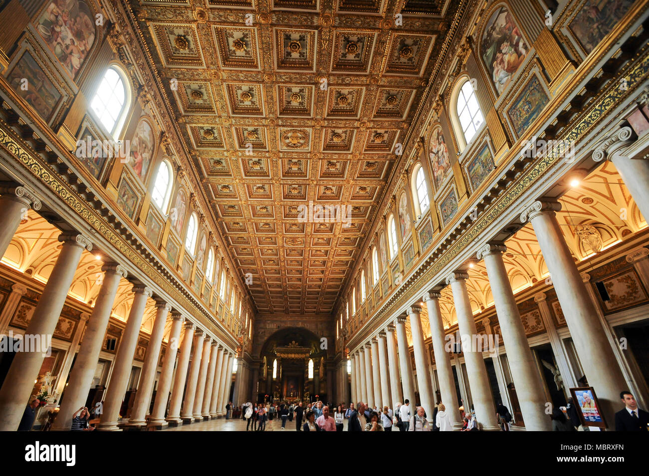 Basilica Papale Di Santa Maria Maggiore Papal Basilica Of Saint Mary Major In Historic Centre Of Rome Listed World Heritage By Unesco In Rome Italy Stock Photo Alamy