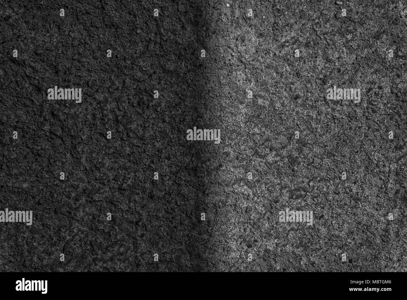 Old plaster texture with shadow, shade stone background for web site or mobile devices. Stock Photo