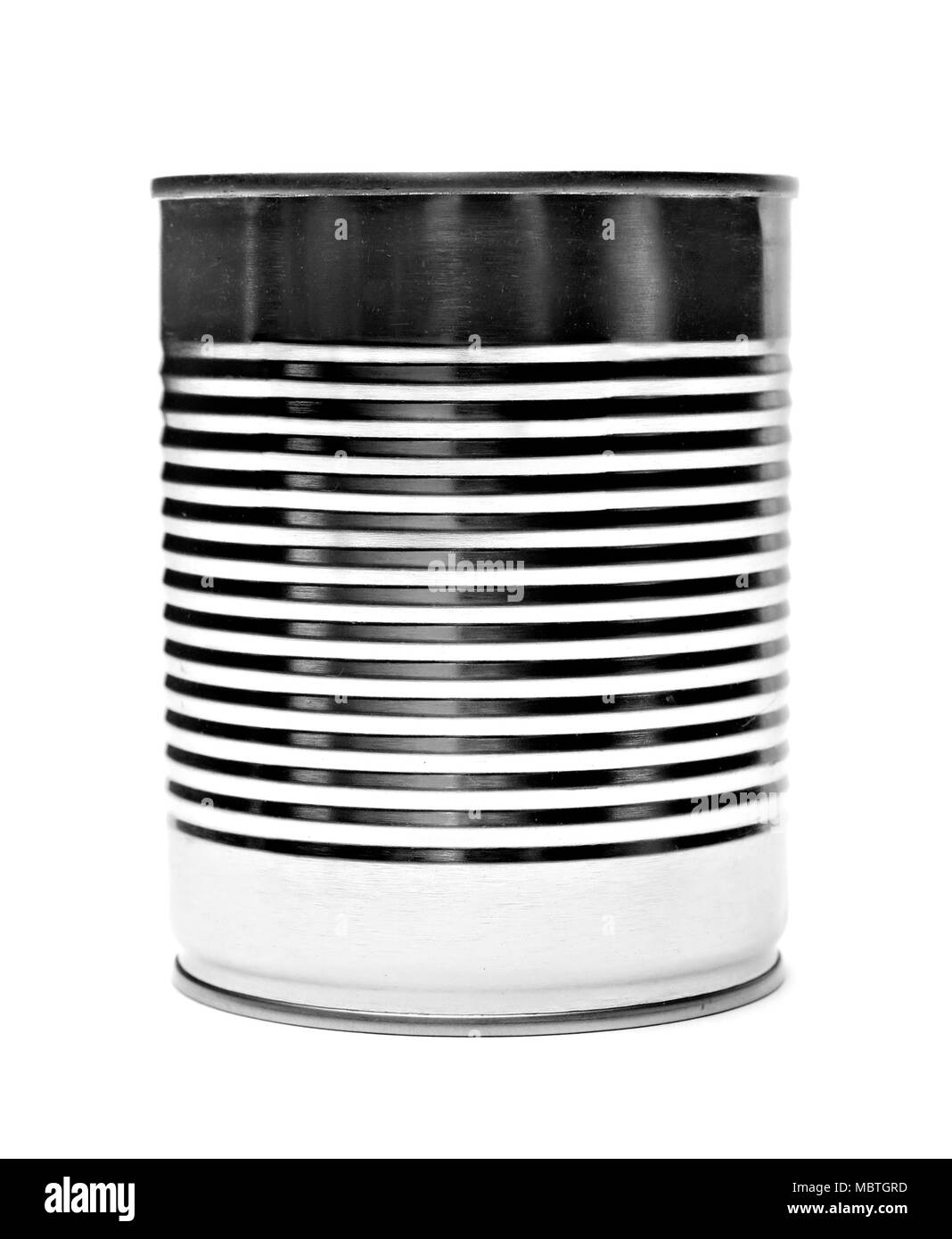 Can Box Isolated Food can isolated on white Stock Photo - Alamy