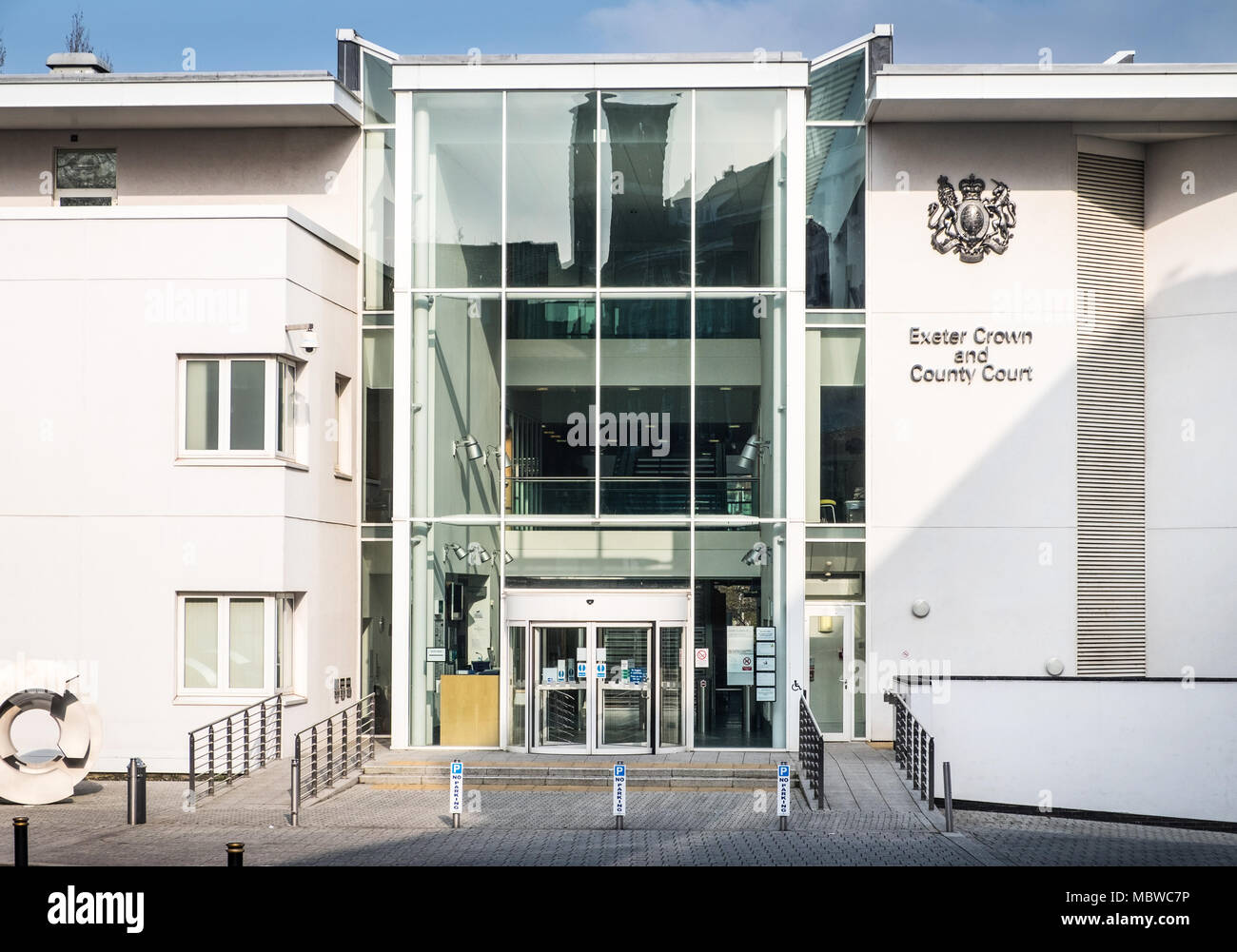 Exeter Crown Court and Combined Courts, Exeter, Devon, UK Stock Photo