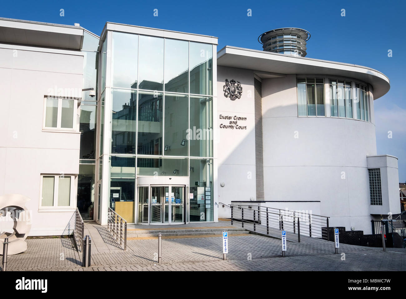 Exeter Crown Court and Combined Courts, Exeter, Devon, UK Stock Photo