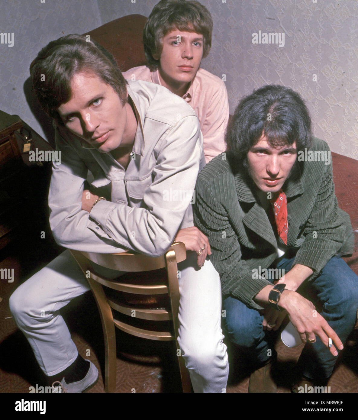 WALKER BROTHERS US pop trio in 1966. From left John Maus, Scott Walker