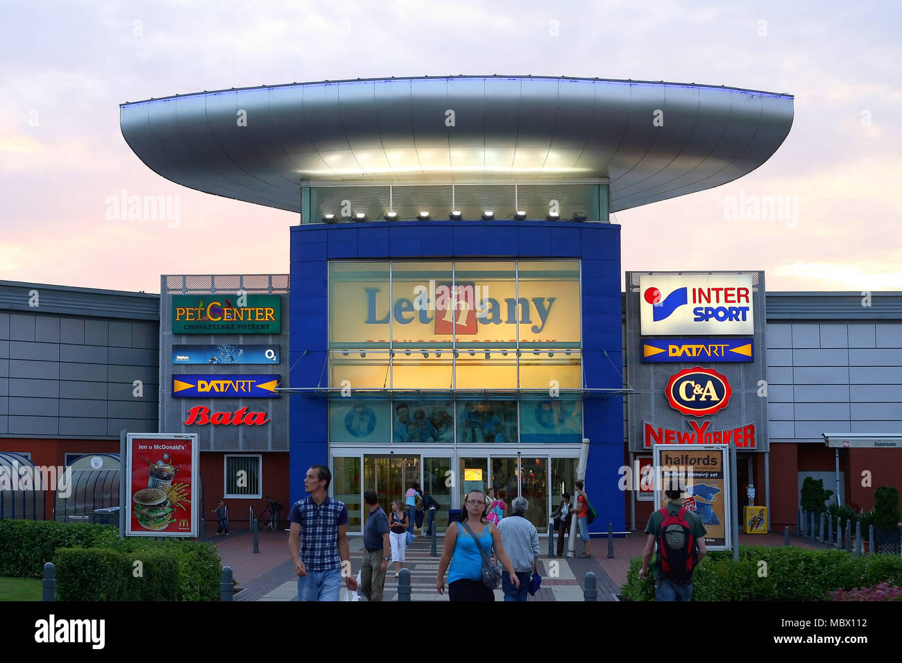 Letnany shopping mall Stock Photo - Alamy