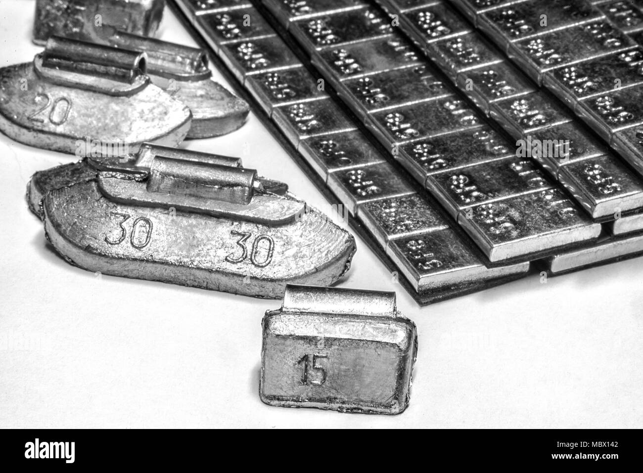 Wheel balancing weights hires stock photography and images Alamy