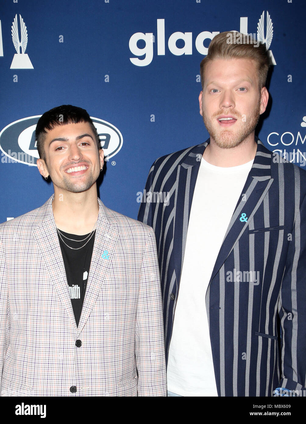 Beverly Hills, Ca. 11th Apr, 2018. Superfruit, at the GLAAD Media ...