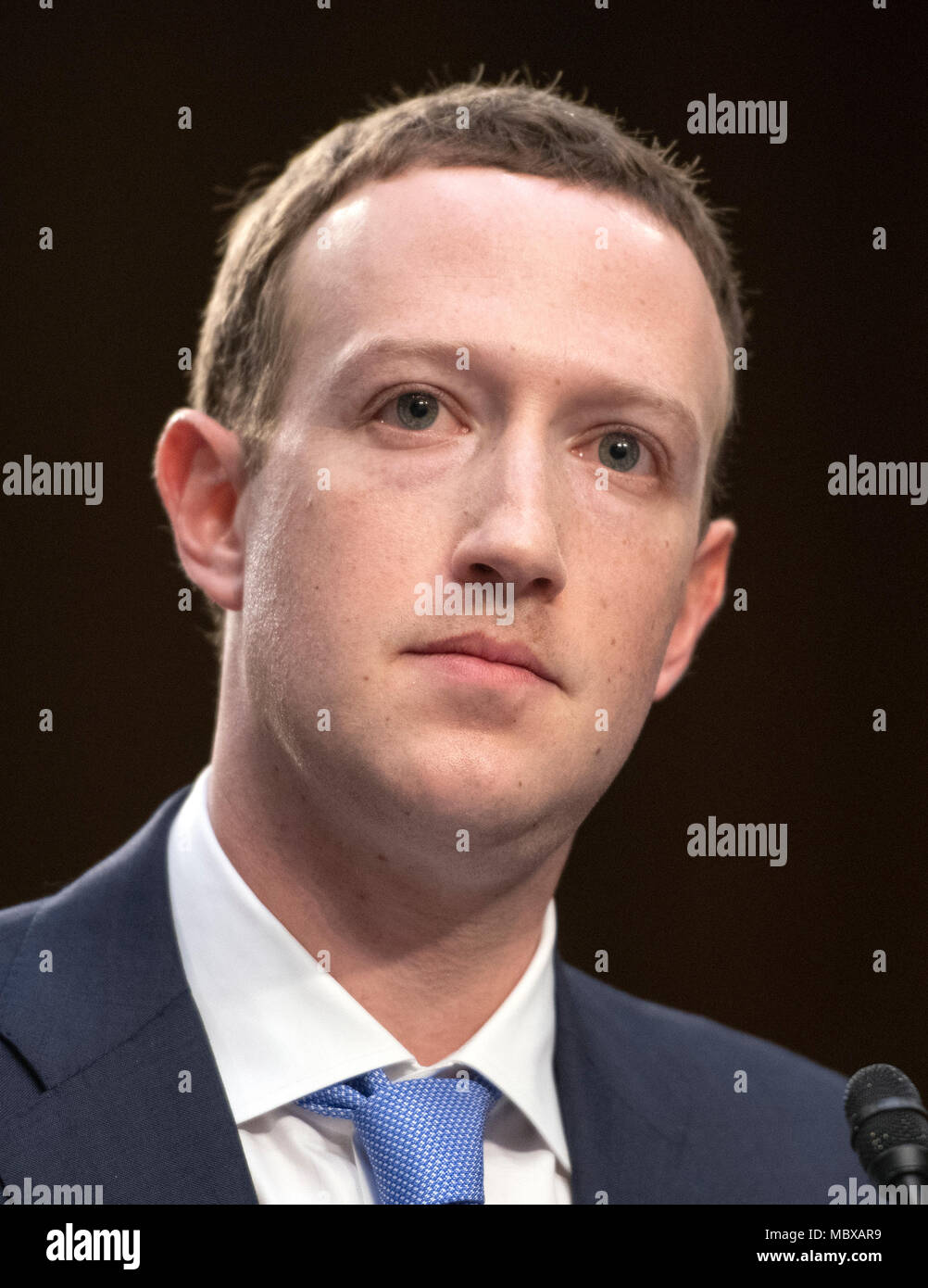 Facebook ceo zuckerberg us senate hires stock photography and images