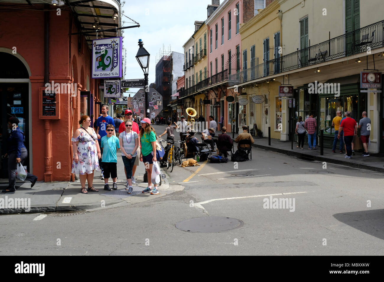 New orleans street band hires stock photography and images Alamy