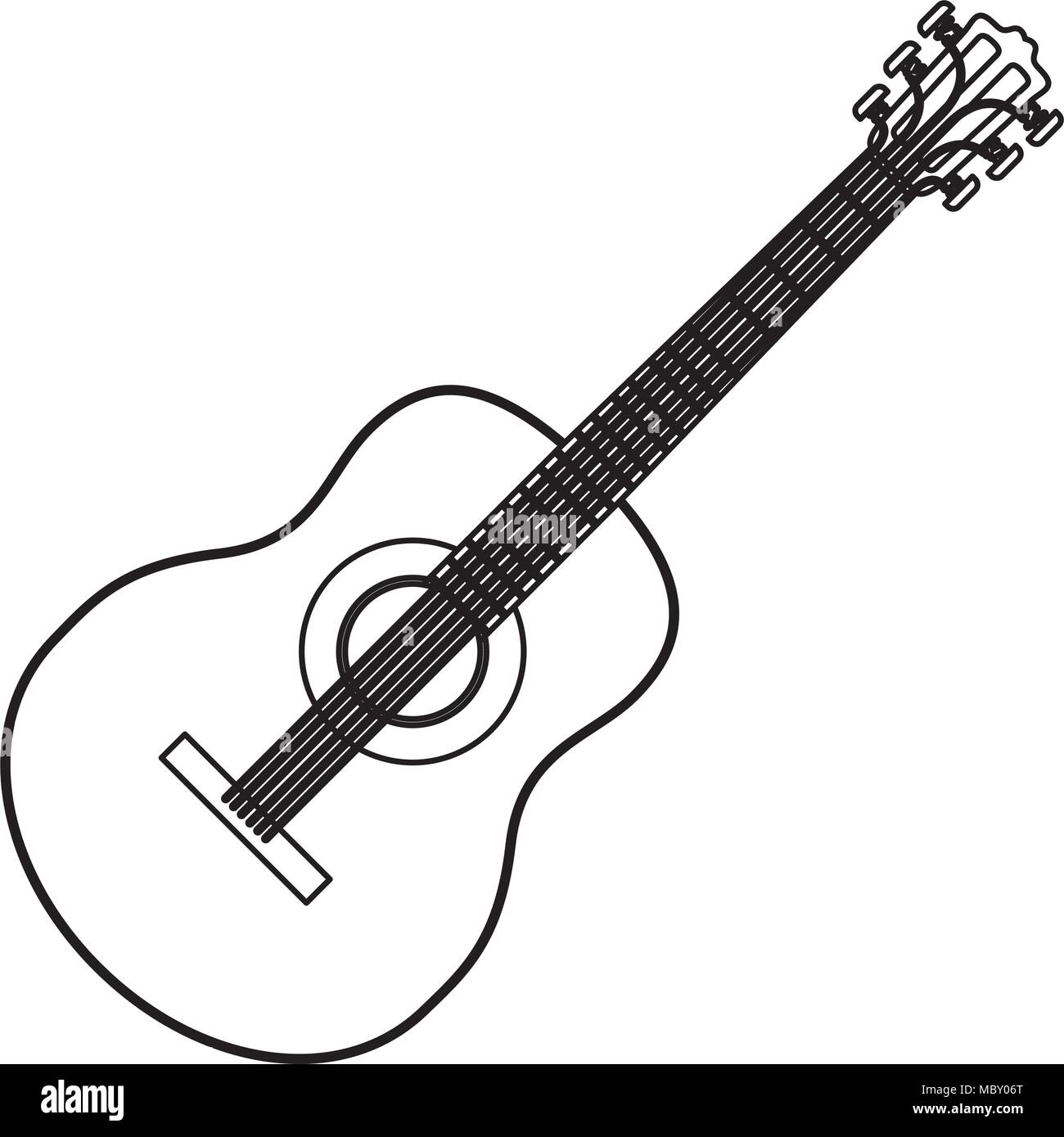 acoustic guitar instrument icon Stock Vector Image & Art - Alamy