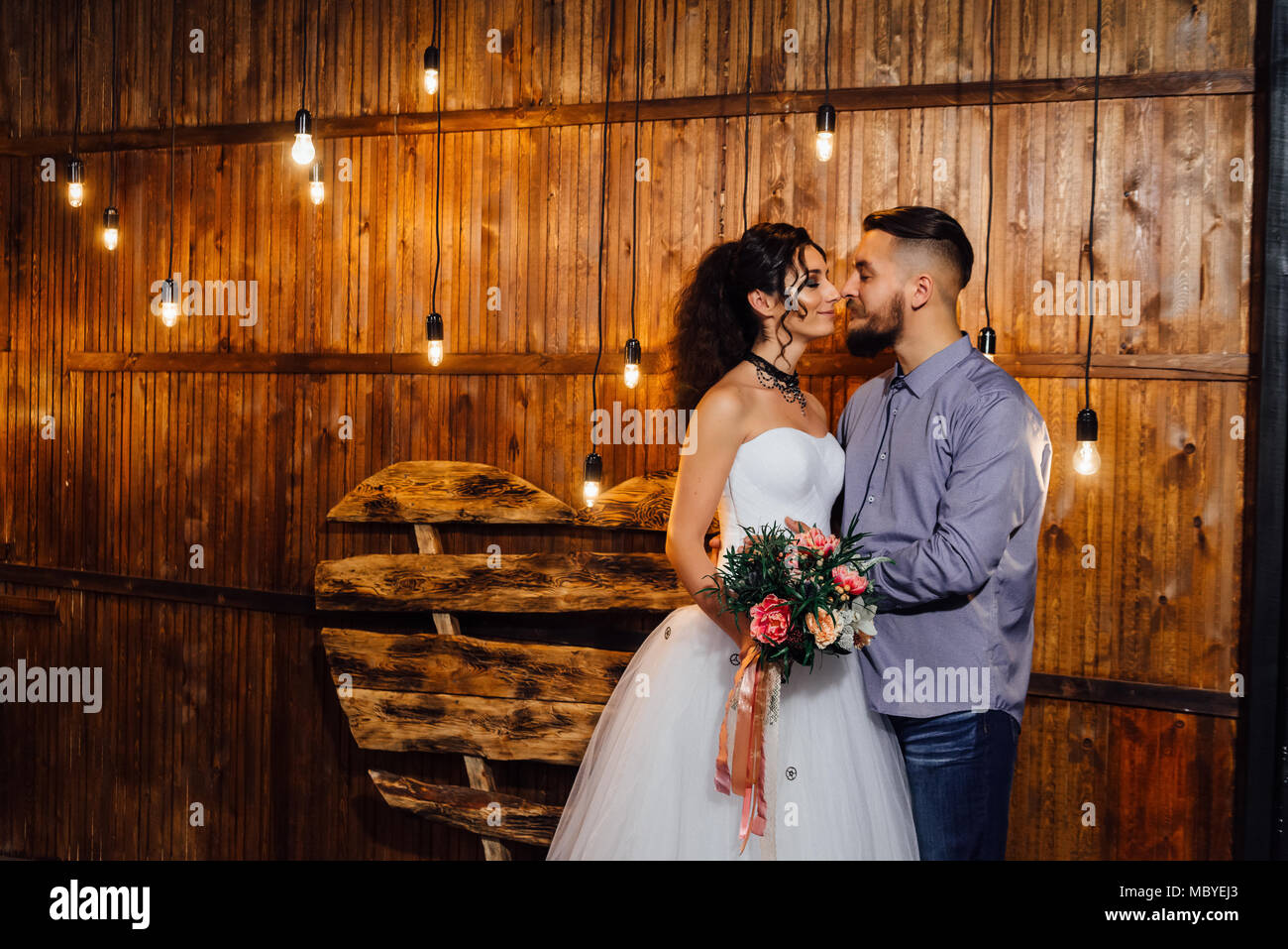 Wedding In The Style Of Rock Rocker Or Biker Wedding Guys With